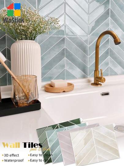 WoStick 4/10 peças painéis de parede texturizados 3D com padrão de mármore à prova d'água, azulejos faça você mesmo, decalques de parede modernos em formato de favo de mel, adesivo de azulejo de parede autoadesivo removível para cozinha, backsplash de banheiro para layout de festival, adesivos, decalque de parede, decalque de vinil para decoração de casa, itens de decoração de primavera renovam sua casa, adesivos de decoração para festivais, presentes de aniversário, formatura, decoração de cozinha