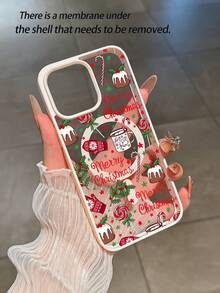 Weihnachtliches Design Acryl Anti-Sturz Handyhülle mit Magnetring, kompatibel mit kabellosem Laden für iPhone 16 Pro Max/13 Pro Max/14 Plus 11/12/13/14/12 Pro Max/14 Pro/15/X/Xr/7/8 Plus und andere Apple & Modelle A15 A16 A35 A56 S22 S25 S24 S24 ULTRA S23 S23 PLUS. Modisch, kreativ, cool, sturzsicher, schmutzabweisende Hartschale