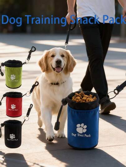 Nylon Pet Outdoor Training Treat Bag - Suitable For Walking, Training And Interactive Games, Can Be Used For Walks, Park Play And Interactive Feeding