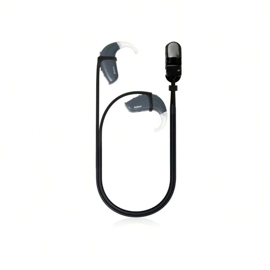 Vivtone Hearing Aid Clip And Anti-Lost Lanyard, Retention Strap For BTE Hearing Aids, Elastic And Stylish