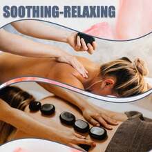 1 Set Hot Stones Massage Heater Kit, Portable Hot Stone Massage Set With Heater, Hot Rocks Basalt Massage Stones For Home SPA Heating Therapy Relaxation - Multicolor - View 4