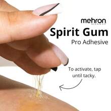 DMehron Makeup Spirit Gum Spirit Gum Adhesive Special FX Cosplay Halloween Stage Performance Makeup Profional Cosmetic  Adhesive For Face Skin And Body .125 Oz - Standard - View 3