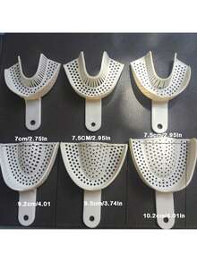 6件/套塑料托盘套装多用途印模托盘塑料白色托盘 - 彩色 - 查看 9