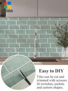 Green With Stone Pattern