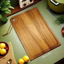 Premium Wooden Cutting Board - Serving Tray, Ideal For Meat, Cheese, Bread, Vegetables And Fruits | Perfect Kitchen Gadget, Caperci Better Cutting Board With Juice Groove And Handle Hole, Suitable For Meat (Butcher Block), Vegetables And Cheese, Multi-Purpose Chopping And Serving Board, Food Contact , Suitable For Holidays, Christmas, Thanksgiving, Halloween - Elegant Wedding And Birthday Gift