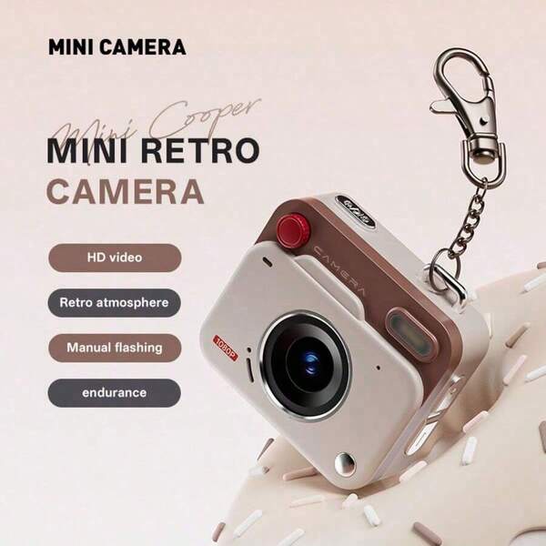 yesido New CCD Camera Retro Mini Small Digital Camera Campus Camera Photo And Video Recording HD Pixel Without/, Self-Portrait, Photo And Video Recording Support, The Perfect Gift For Family, Teachers And Those Who Will Cherish It