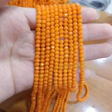 10 串闪亮 4 毫米玻璃珠/节日珠/奥地利玻璃珠/玻璃圆珠/水晶隔珠，适用于手链/项链/脚链/耳环珠宝制作/DIY 散珠 - 彩色 - 查看 22