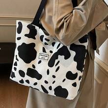 1pc Fashion Student Korean Style One Shoulder Handbag, Large Capacity Commuter Bag, Niche Artistic Tote Bag For Women