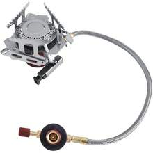 Hornillo de Gas Portátil 3500W con Encendido Piezoeléctrico Estufa de Camping para Cocina al Aire Libre, Picnics, Viajes, Cocina Exterior, Familias, Acampantes - 1 - Ver 11