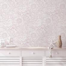 Peel And Stick Wallpaper Pink Boho Wall Paper Pink And White Floral Wallpaper Bedroom Bathroom Removable Self - Adhsive Contact Paper Cabinets Nursery Vnyl Shelf Liner 17.3x 118