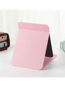 Portable Makeup Mirror, Compact Vanity Mirror For Home, Desk, Dorm, Suitable For Women And Men - Pink - View 3