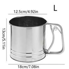 不锈钢筛子，经典厨房面粉筛 - 彩色 - 查看 11