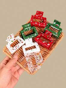 2/3/4/7 buc 2025 agrafe de păr drăguțe de Crăciun pentru fete, adorabile cu Moș Crăciun, reni, clopoței și oameni de zăpadă, potrivite pentru ținuta zilnică a fetelor, petrecerea de ziua de naștere, călătoriile, ținuta de festival sau cadoul de Crăciun pentru iubite