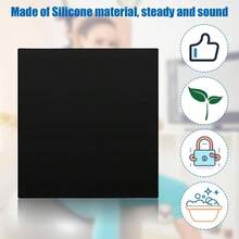 Under Desk Ellipse Anti - Slip Silicone, 23.62x21.65in Ellipse Leg Exerciser Non - Slip Workout Ellipticals Treadmill Hard Floor Protector Carpet Exercise Equipment