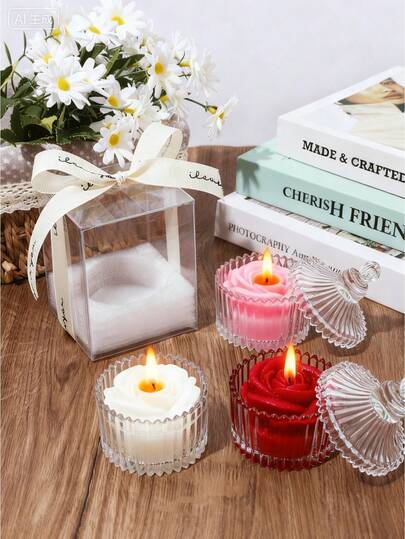 Esta vela con forma de taza de 6,5 cm/2,5 pulgadas de diámetro y 9 cm/3,5 pulgadas de altura tiene un diseño romántico y hermoso, lo que la convierte en una opción ideal para la decoración del hogar en otoño e invierno, así como en un gran regalo para amigos y seres queridos. Es adecuada para reuniones con amigos, bodas, yoga y ocasiones de spa para mujeres, creando una atmósfera romántica de cena a la luz de las velas, y también es un excelente regalo de cumpleaños. Además, se puede utilizar como decoración para diversos festivales como Navidad y San Valentín.