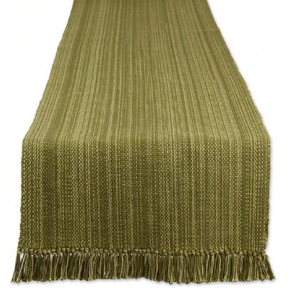 Variegated Tabletop Collection, Table Runner, 13x72, Olive Green,23195633