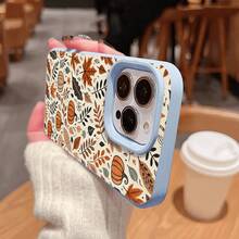 Funda protectora de alta calidad con orificios grandes, compatible con los modelos 17, 16, 15, 14, 13, 12 y 11 Plus Pro. Colores: negro clásico, morado, gris y blanco. Funda protectora suave. Ideal para Halloween y Acción de Gracias. QY2, Festivo, Protector - Negro - Ver 5