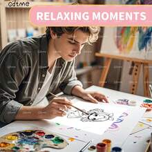 GDTME JOY JAR: Girls Theme Coloring Book: 24 Pages Of 120g Thick Paper, Easy To Color, With Many Cute Patterns. Can Help Relieve Stress And Emotions, Suitable For Adults And Teenagers To Relax. An Ideal Gift For Easter, Mother's Day, Father's Day, Birthdays And Wedding Seasons. - Happy Jar - View 6