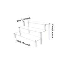 Acrylic Display Stand, Suitable For Toys, Food Desserts, Cupcakes, Perfumes, Colognes, Cosmetics, Can Be Used As Desktop Shelf Stand, Storage Box, Decorative Display Rack - Clear - View 7