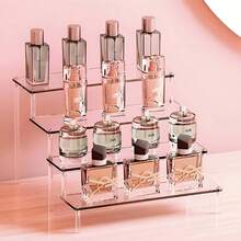 Acrylic Display Stand, Suitable For Toys, Food Desserts, Cupcakes, Perfumes, Colognes, Cosmetics, Can Be Used As Desktop Shelf Stand, Storage Box, Decorative Display Rack - Clear - View 6