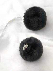 Sensual Bunny Tail, Cute Cosplay Costume Accessories, Gothic Lolita Bunny Tail Plush Ball Decoration, Holiday Party Costume Props, Easter Outfits, Valentine's Day Atmosphere Props, Halloween Accessories, Perfect Holiday Gift