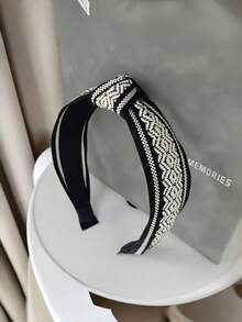 Set Girls' Delicate Floral Embroidered Mesh Headbands, Minimalist & Sweet Hair Accessories ,Hair Hair Hoop