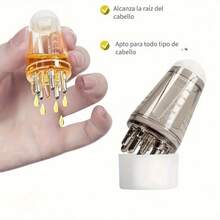 Bärbar hårbottenmassagekam, minimassageborste med flytande hastighetskontroll och ergonomiskt handtag - Multifärgad - Visa 6