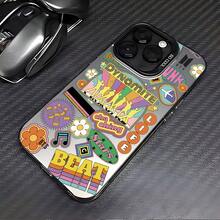 Funda de teléfono compatible con Kpop Boy Group B-BT-S para 16, 15, 14, 13, 12, 11 Pro, X, XR, XS, 8, Plus, con una parte posterior mate resistente a los golpes.17  17promax - Negro - Ver 1