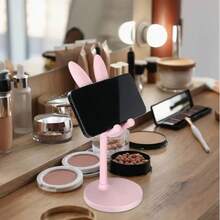 Little Rabbit Mobile Phone Stand, Height Adjustable, Suitable For Live Streaming And Video Shooting, Cute Decorative Base, Lightweight Design, Ergonomic Support, No Need For Handheld Smartphone Holder, Suitable For Mobile Photographers And Social Media Creators