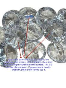 2/10 件仿水晶钻石卡片夹桌号姓名座位标签席位卡夹照片图片卡展示架 - 透明色 - 查看 8