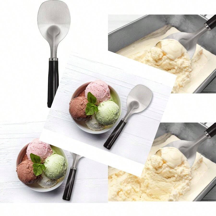 HIC Kitchen Classic Ice Cream Parlor Spade Stainless Steel Wide Flat Blade For Ice Cream Cakes Gelato Sorbet Frozen Yogurt - Single - View 1