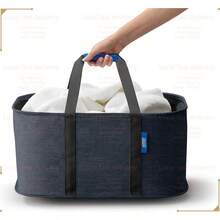 Local Devery-YOUBEI-Joseph Joseph Hold- Max Collapsible 55L/14.5 Gon Washing Laundry Basket Bag, Durable Fabric, Moisture Resistant, Grey - 黑色 - 查看 2