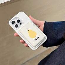 1件创意涂鸦乡村风格番茄、兔子、梨图案磁性卡套及手机背贴 - 彩色 - 查看 12