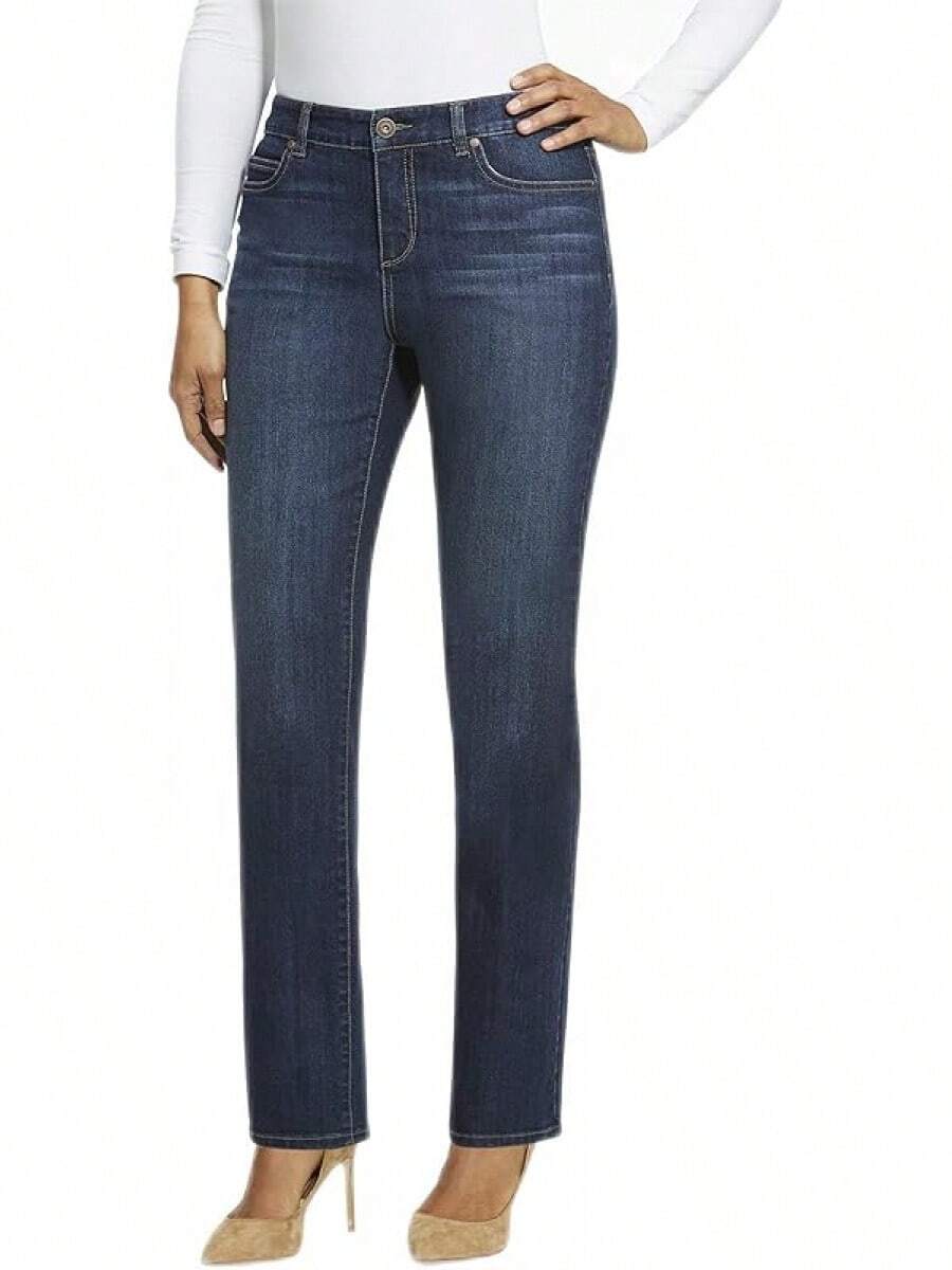 Bandolino Women's Mandie Signature Fit 5 High Rise Jean Plus Sizehalloween - Greenwich - View 1