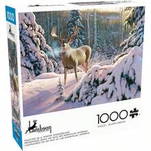 Ceaco - Silver Select - Kinkade - Spirit of - Rompecabezas de 1000 Piezas para Adultos, Rompecabezas desafiante Perfecto para Noches de Juego, tamao Acabado de 26.75x 19.75 - Caminando en un país de las mar - Ver 2