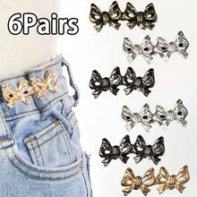 1/2/3/4/6 Pairs Butterfly Buckle Waist Cincher Removable Buckle Waist Trainer, No Sewing Required - Multicolor - View 28