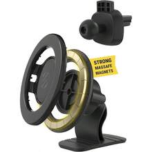 SMSDV MagicMount - Soporte de Coche para ventilacinsalpicadero, Soporte magntico para telfono Celular, rotacin 360 para salpicadero con Clip de ventilacin Compatible con - Dash / ventilación - Ver 1