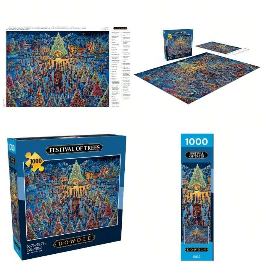 Ceaco - Silver Select - Kinkade - Spirit of - Rompecabezas de 1000 Piezas para Adultos, Rompecabezas desafiante Perfecto para Noches de Juego, tamao Acabado de 26.75x 19.75 - Multicolor - Ver 1