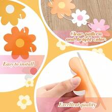 Henoyso 5 Pack Daisy Boho Party Decorations Daisy Banner Garland Groovy Hippie Flower Cutouts For Summer Wedding Birthday Shower Retro Party Favor Supplies Pastel Colors# DOUYYY