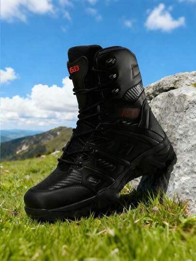 39-47 Hochwertige Wanderstiefel, modische Kampfstiefel, taktische Schuhe, Herren Outdoor Wanderschuhe, Tarnfarben Trekkingstiefel, Schneestiefel, Wanderschuhe, Wanderstiefel, Trekkingstiefel, Dicke Sohle langanhaltend Hochwertige Stiefel, Grüne Stiefel, Khaki Stiefel, Tarnfarben Schuhe, Winteroutdoor Schneestiefel, langanhaltend rutschfeste Wanderschuhe, Kampf-Trainings-Militärstiefel, Herbst/Winter Herren Hohe Stiefel, Herren Outdoor Wanderschuhe, Outdoor Sport Freizeitschuhe, Herren Reitstiefel, Geeignet für Herbst/Winter Kälte, Wandern, Outdoor Camping, Radfahren, Freizeitsport, Jagd, Outdoor Fotografie, Erkundung, Leichtes Trekking