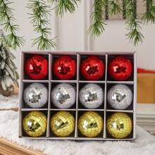 12-Piece Set, Creative Christmas Disco Colorful Laser Balls, Holiday Decoration Hanging Ornaments, Christmas KTV Bar Atmosphere Decoration Props, Acrylic Mirror Surface Mirror Ball Laser Balls, Suitable For Home, Bar, Store Window Holiday Decoration, Christmas Small Gifts Christmas Decorations Winter Room Decor Christmas Decorations Home Christmas Gifts Christmas Decor - Multicolor - View 18