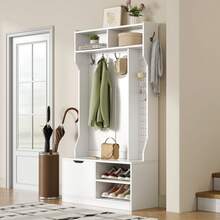 Clothing & Closet Storage Set - White + Particle Board - View 11