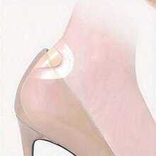 2pcs Gel Heel Protector, Sticky Blister Pad, Foot Sticker, Heel Liner Shoe Sticker, Cushioning Foot Care Grip Cream
