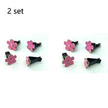 4 sztuki/1 zestaw stokrotek, klips do kratki wentylacyjnej, klips do wylotu klimatyzacji samochodowej, akcesoria dekoracyjne do wnętrza samochodu dla kobiet. Produkt wykonany ręcznie.