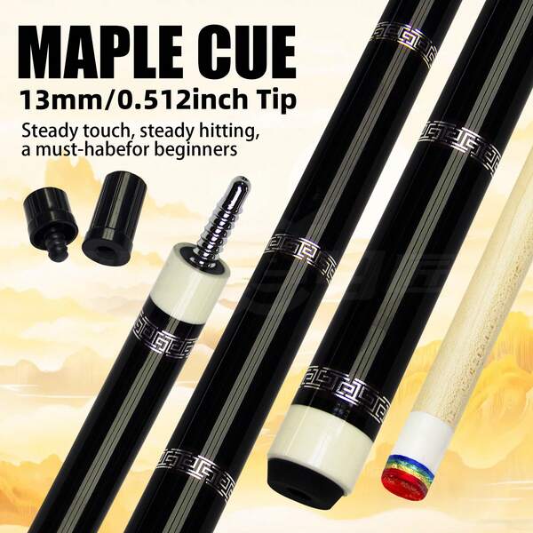 13mm Big Head Club 2025 Big Head Club Ball Room Club Head Black Eight Head Club New Male Nine Ball Club Table Tennis Club 1/2 Split Member Club