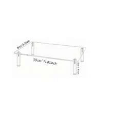 Acrylic Display Stand, Suitable For Toys, Food Desserts, Cupcakes, Perfumes, Colognes, Cosmetics, Can Be Used As Desktop Shelf Stand, Storage Box, Decorative Display Rack - Clear - View 8