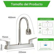 Kitchen Faucet - Satin Nickel - View 6