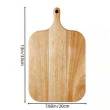 1 Stück Holz Schneidebrett, beidseitig verwendbares Hackbrett für den Haushaltsgebrauch, geeignet für Obst, Steaks, Fleisch, Gemüse, Käse, mit Griff, Sicherheits-Käse- & Wurstplatte, abwaschbare Obstplatte, Haushalts-/Studentenküchen-Zubehör, geeignet als Geschenk zu Weihnachten, Halloween, Erntedank, Herbstdekoration