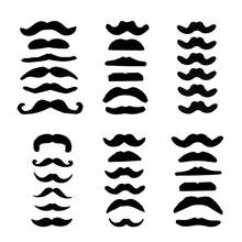 1 套自粘式黑色胡须，各种形状的自然头发，多种佩戴风格，适合万圣节、圣诞节、感恩节、婚礼、化妆舞会、主题派对、服装道具 - 彩色 - 查看 3