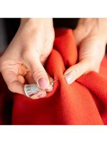 12pcs Stainless Steel Large Eye Sewing Needles, Stainless Steel Easy Thread Side Hole Sewing Needles, Hand Stitching Pins For Seniors, DIY Home Craft Supplies, Stitching Pins,Handmade Yarn Knitting Needles With Leather Needle And Storage Tube